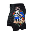 GROUNDGAME old school FIGHTSHORTS - BLACK